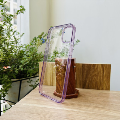 Ốp lưng Likgus dành cho iPhone 14 Plus trong viền màu tím - hàng chính hãng