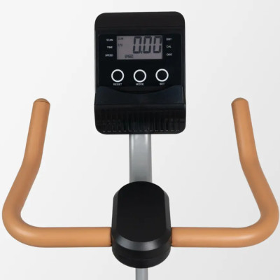 Xe đạp tập KINGSPORT Creative E-03 Black thiết kế thời trang sang trọng, bánh đà kép 7kg với 32 cấp độ kháng lực, cân nặng phù hợp từ dưới 85-90kg