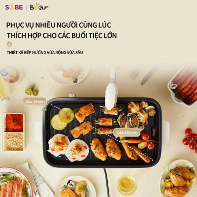 Bếp nướng điện Bear GR-4H15C Hàng chính hãng