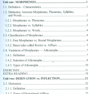 Hình Thái Học Tiếng Anh