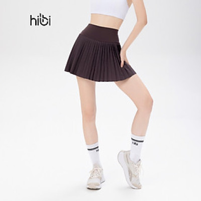 Chân Váy Thể Thao Hibi Sports SK001, Kiểu Xếp Ly Basic, Chất Vải Xi Cao Cấp