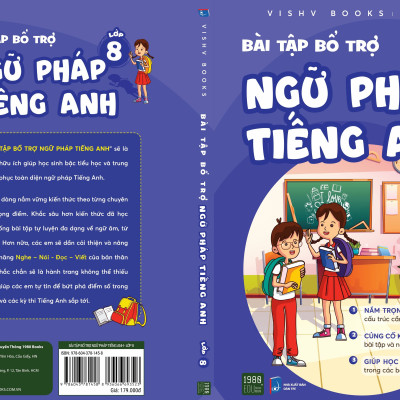 Bài tập bổ trợ ngữ pháp tiếng Anh lớp 8 - VISHV Books
