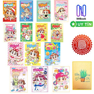 Combo Nhóc Miko! Cô Bé Nhí Nhảnh( Tập 22-35) ( Tặng kèm sổ tay Xương Rồng )