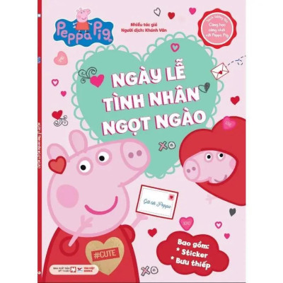 Sách Tương Tác - Cùng Học Cùng Chơi Với Peppa Pig - Ngày Lễ Tình Nhân Ngọt Ngào - Bản Quyền