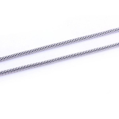 Dây chuyền nam titan cao cấp đẹp sang trọng inox thép không gỉ trangsucpt cỡ 2mm màu trắng PTDCNA41