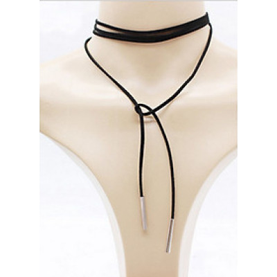 Vòng cổ choker tattoo V41 đầu bạc