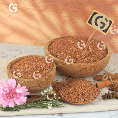 Gạo lứt GUfoods (đỏ / đen tím than) (túi 1kg) - Healthy, Thực dưỡng, Eat clean