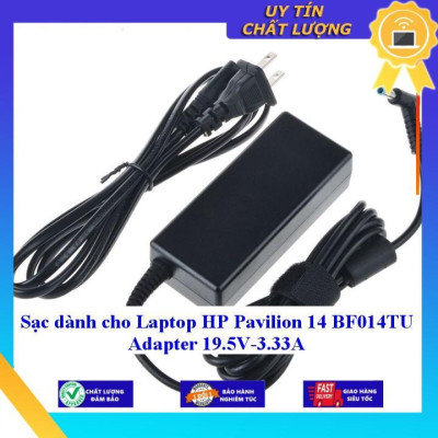 Sạc dùng cho Laptop HP Pavilion 14 BF014TU Adapter 19.5V-3.33A - Hàng Nhập Khẩu New Seal