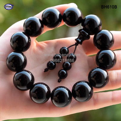 Vòng tay sừng đuôi lục hạt phong thủy (Đủ Size & màu) BH610 -  Đem lại may mắn - hút tài lộc - Bracelet of HAHANCO