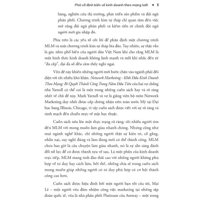Network Marketing - Khởi Đầu Kinh Doanh Theo Mạng - Bí Quyết Thành Công Trong Năm Đầu Tiên