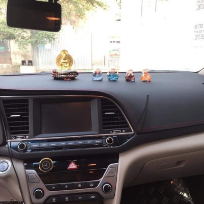 Thảm da Taplo vân carbon Cao cấp dành cho xe Toyota Corolla Altis 2014-2019