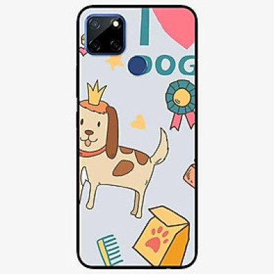 Ốp lưng dành cho Realme C3 / C3i - C11 - C12 - C15 mẫu Cún Đeo Vương Miệng