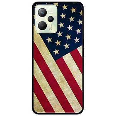 Ốp lưng dành cho Realme C35 - Realme Narzo 50A Prime mẫu Cờ Mỹ