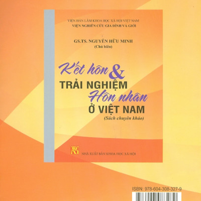 Kết Hôn & Trải Nghiệm Hôn Nhân Ở Việt Nam (Sách chuyên khảo)