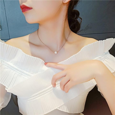 Dây chuyền nữ titan thời trang thép không gỉ trangsucpt có 3 màu sắc DCNUT26