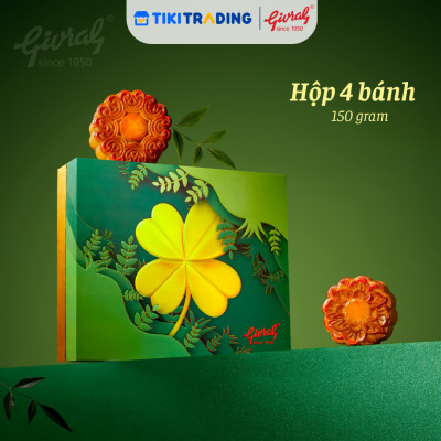 Hộp 4 Bánh Trung Thu Givral Tết Đoàn Viên 7 (150gr)
