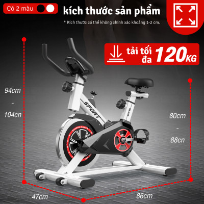 BG- BLUETOOTH-Xe đạp tập thể thao đa năng trong nhà SPINING BIKE ELITE 02 - 4800258 mới (hàng nhập khẩu)