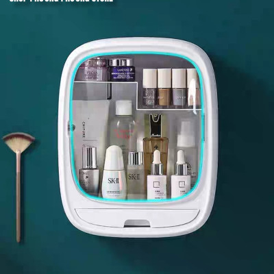 Kệ Mỹ phẩm treo tường Luxury dáng ellipse sang trọng