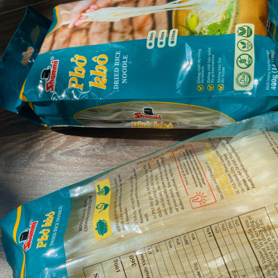 COMBO 5 Phở khô Shammi túi 400g (phở khô Việt Nam hàng xuất khẩu)