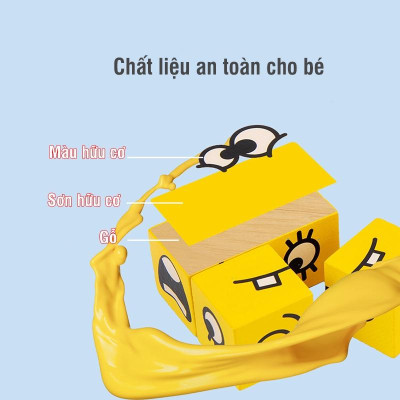 Đồ chơi Rubik thay đổi cảm xúc khuôn mặt