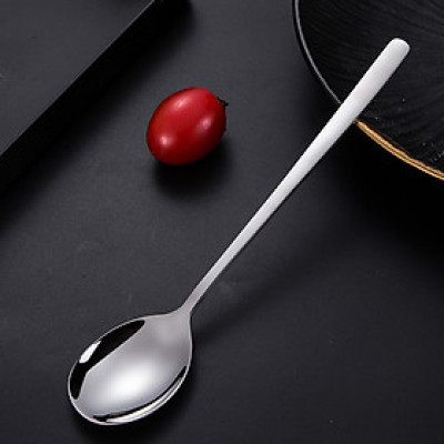 Combo sét 6 thìa muỗng sáng bóng inox 304 cao cấp, Sản phẩm cao cấp nhất của thìa ăn ( Hàng dầy L-1 )