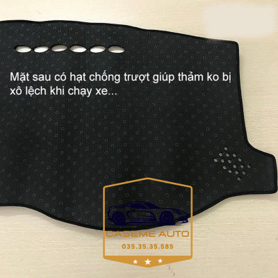 [SUZUKI SWIFT] Thảm Taplo 3 Lớp Dành Cho Xe SUZUKI SWIFT, Nhung Lông Cừu Và Da Vân Carbon Cao Cấp - Hàng Chính Hãng