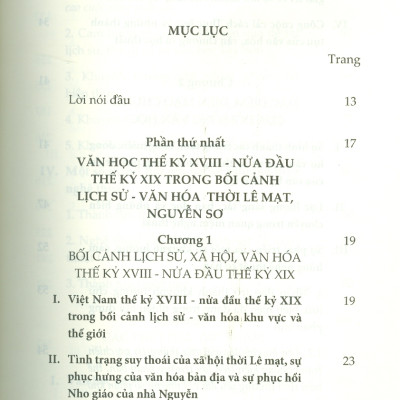 Văn Học Việt Nam Thế Kỷ XVIII - XIX Trong Bối Cảnh Văn Hoá Thời Lê Mạt - Nguyễn  - Viện Hàn lâm Khoa học Xã hội Việt Nam -  Viện Văn học; Vũ Thanh chủ biên 