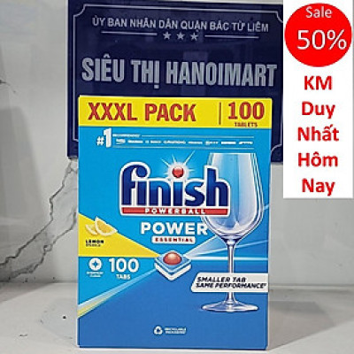 Hộp 100 viên rửa chén Finish Classic Dishwasher Tablets QT025445