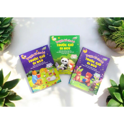 Sách - Truyện Kể Cho Bé Trước Giờ Đi Ngủ Giúp Bé Phát Triển IQ - CQ , EG - SQ , AQ - PQ - Minh Thắng