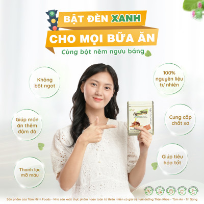 Bột nêm ngưu báng 1kg thuần chay không bột ngọt TÂM MINH FOODS
