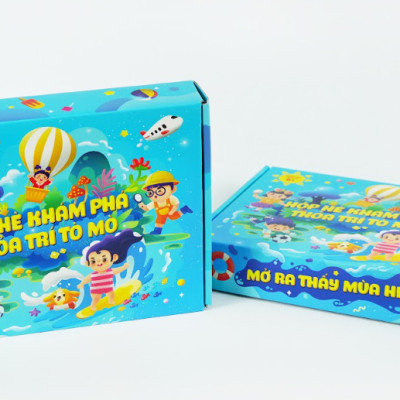 Sách - Hộp hè khám phá, thỏa trí tò mò - Mở ra thấy mua hè cho trẻ từ 6 tuổi - Đinh Tị Books