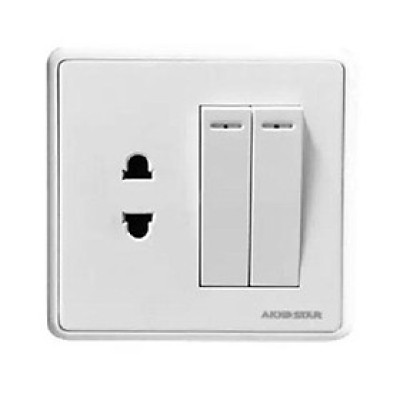 CÔNG TẮC ĐÔI 2 LỖ 05195 AKKO STAR   - HÀNG CHÍNH HÃNG