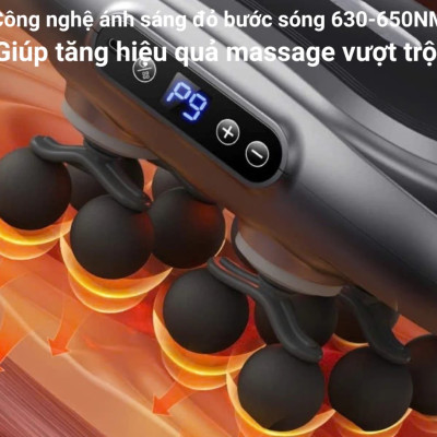 Máy Massage Toàn Thân Cầm Tay , Máy Mát Xa Đấm Lưng, Chân, Tay, Vai, Cổ 12 Đầu, 16 Đầu, 20 Đầu, 22 Đầu GDV - Hàng Chính Hãng
