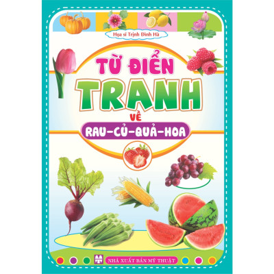 Sách - Combo 2 cuốn Từ Điển Tranh ( Động vật - b135 + Rau củ hoa quả - b65) Song ngữ Anh Việt - ndbooks