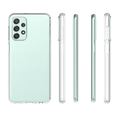 Ốp lưng dẻo silicon cho Samsung Galaxy A23 hiệu Ultra Thin (siêu mỏng 0.6mm, chống trầy, chống bụi) - Hàng nhập khẩu