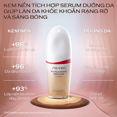 Kem nền Shiseido Revitalessence Skin Glow Foundation 30ml
