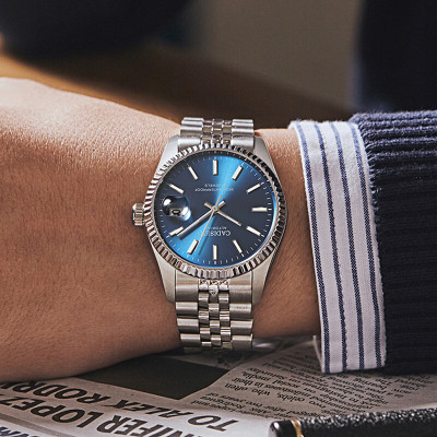 Đồng Hồ Nam Cadisen C8053M2 Chính Hãng Full Box Chống Nước Kính Chống Xước Dây Thép BH 2 Năm Máy Cơ