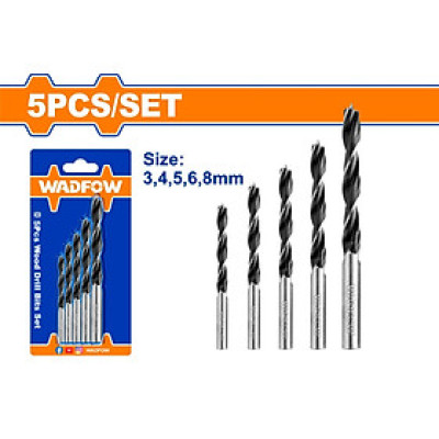 BỘ 5 MŨI KHOAN GỖ WSJ3K01 WADFOW - HÀNG CHÍNH HÃNG