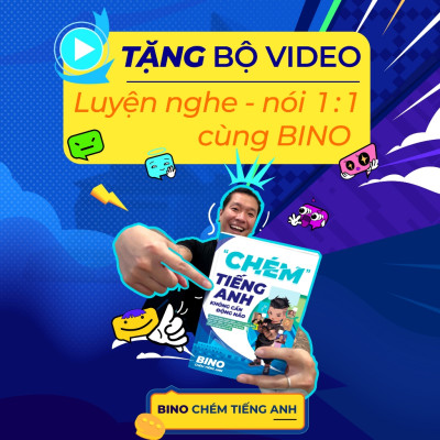 Sách - Chém Tiếng Anh Không Cần Động Não - Bino