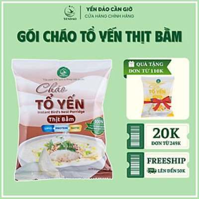 Yến Đảo - Gói Cháo Yến Thịt Bằm Chất Lượng Giàu Dinh Dưỡng Ăn Liền Tiện Lợi Cho Mọi Người