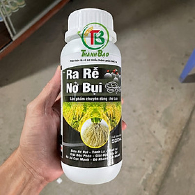 Phân bón lá GNC 04 SIÊU RA RỄ NỞ BỤI  500ml -  xanh mướt lá, giải độc hữu cơ, ra rễ cực mạnh, đẻ nhánh cực nhanh