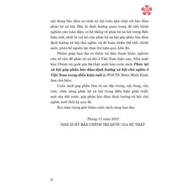 Phúc lợi xã hội góp phần bảo đảm định hướng xã hội chủ nghĩa ở Việt Nam trong thời kỳ mới