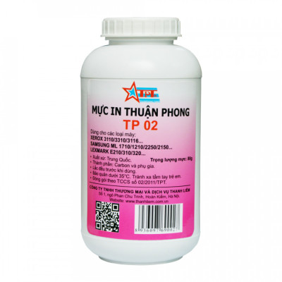(BỘ 5 CHAI) Mực đổ Thuận Phong TP02 dùng cho máy in Samsung ML-1610/ 1620/ 2010/ 2020/ 2160/ 2165/ 1660/ 1666/ 1670/ 1860/ SCX-4321/ 4621/ 3400/ 3200/ Xpress M2020/ M2070/ M2625/ M2675/ M2885 - Hàng Chính Hãng