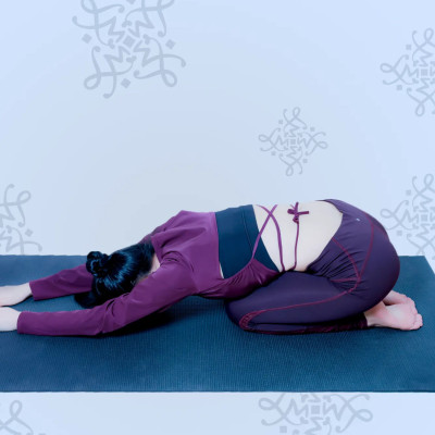 Bộ Đồ Thể Thao Nữ LMcation - Áo Đa Năng Joyce Crop Top & Quần Dài Phối Lưới LMcation Venus - Màu Tím