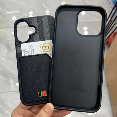 Ốp lưng dành cho iPhone 14 Pro Max, iPhone 14 Pro, iPhone 14 Plus, iPhone 14 hiệu Mentor VII Pocard da chống sốc, có ngăn cài thẻ, cao cấp - Hàng chính hãng