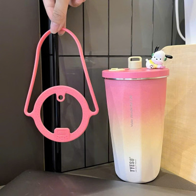 Dây treo bình nước TYESO chất liệu Silicone cao cấp, chiu lực tốt - Hàng chính hãng