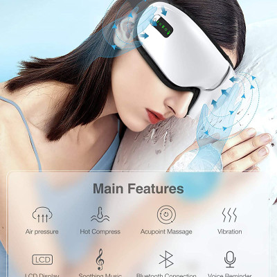 Máy Mát Xa Xông Hơi Cho Mắt aYosun Hàn Quốc Massage Tích Hợp Bluetooth Nghe Nhạc Thư Giãn