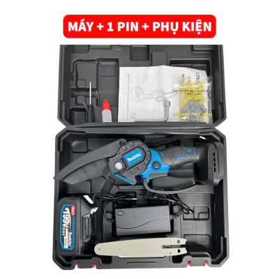 Máy Cưa Pin Cầm Tay 6 Inch 3000W mini Cao Câp cưa Gỗ Tỉa Cây Cảnh Khai Thác Vườn Tiện Dụng Loại Tốt