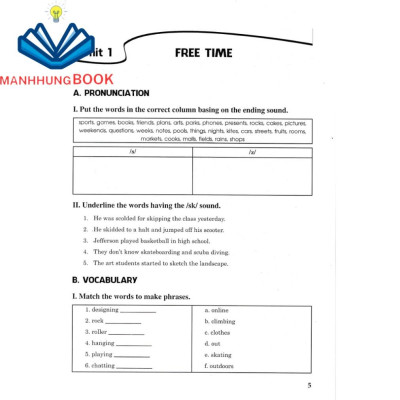 Sách-Bài Tập Tiếng Anh 8 (Không Đáp Án) Dùng Kèm SGK Tiếng Anh 8 (Bám Sát SGK Cánh Diều I-Learn Smart World)