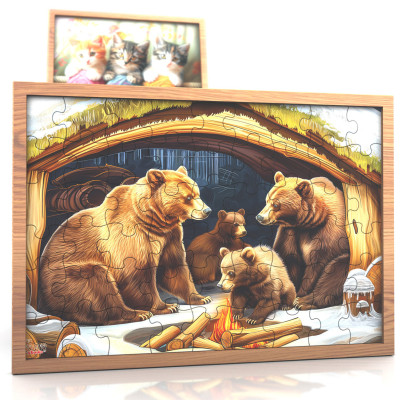 Tranh xếp hình Tia Sáng Sưởi ấm mùa đông ( 108 mảnh)